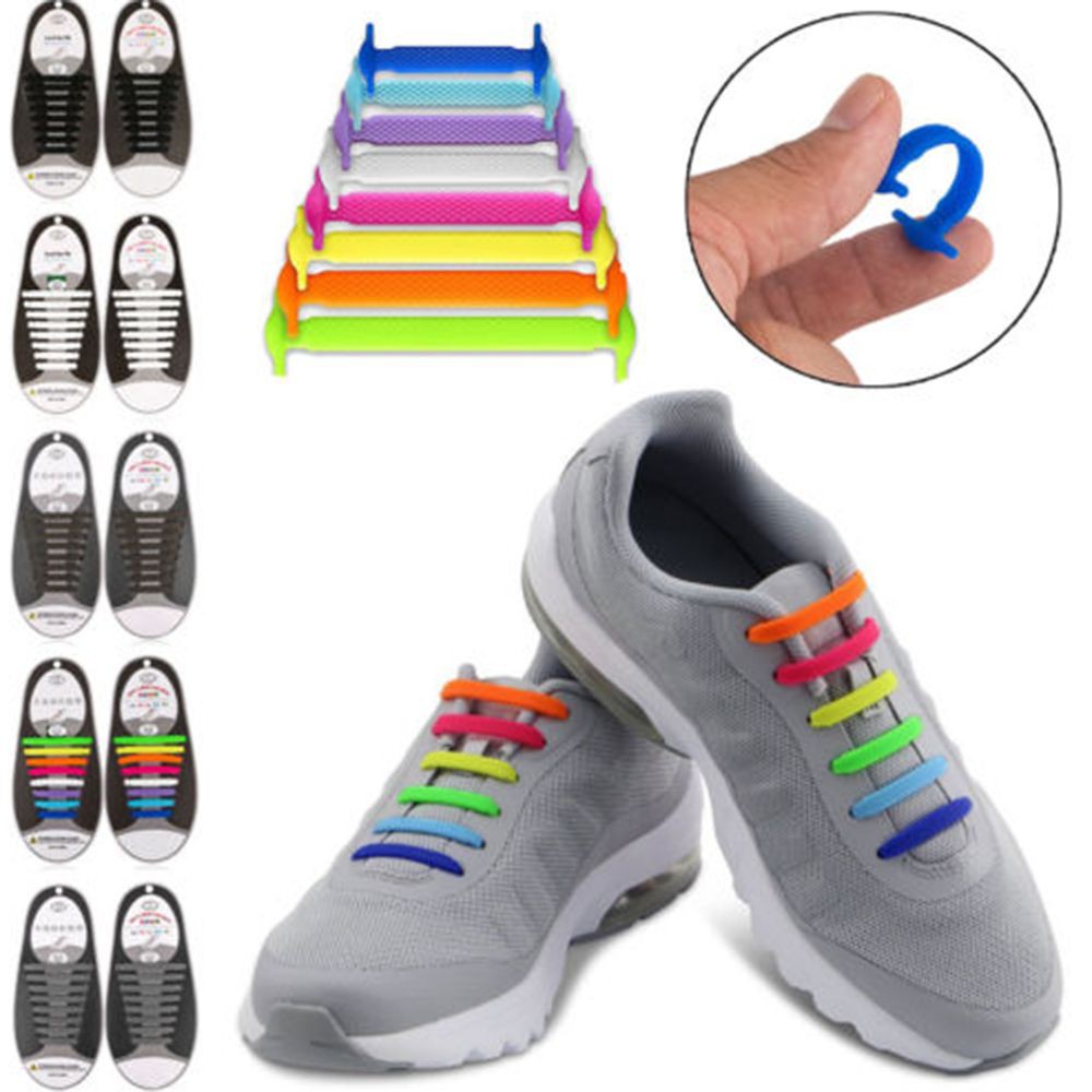 no tie laces for running shoes
