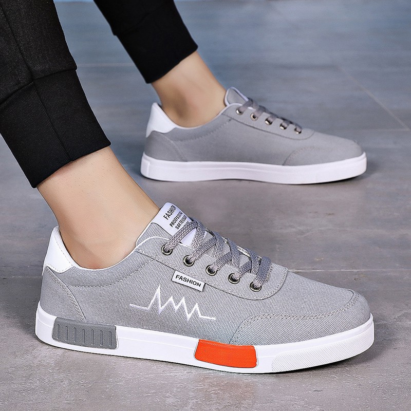 mens gray canvas shoes
