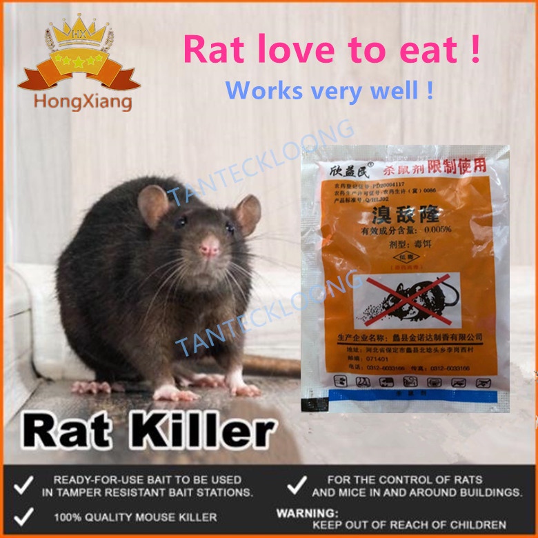 RATOL Rat Poison Rat Killer Rodenticide Pest Control 25g (sachet