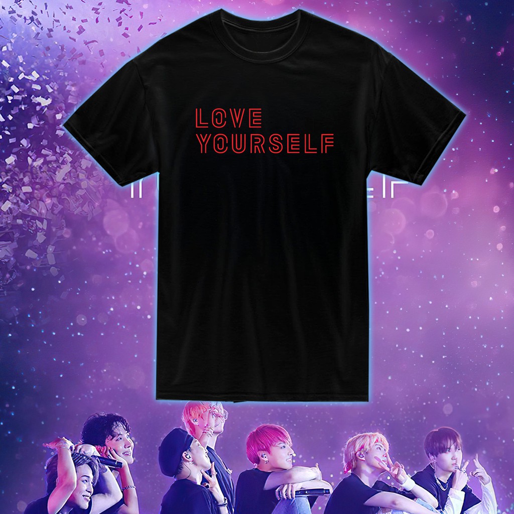 Love Yourself T Shirt Love Yourself World Tour Shirt Merch Shopee Philippines