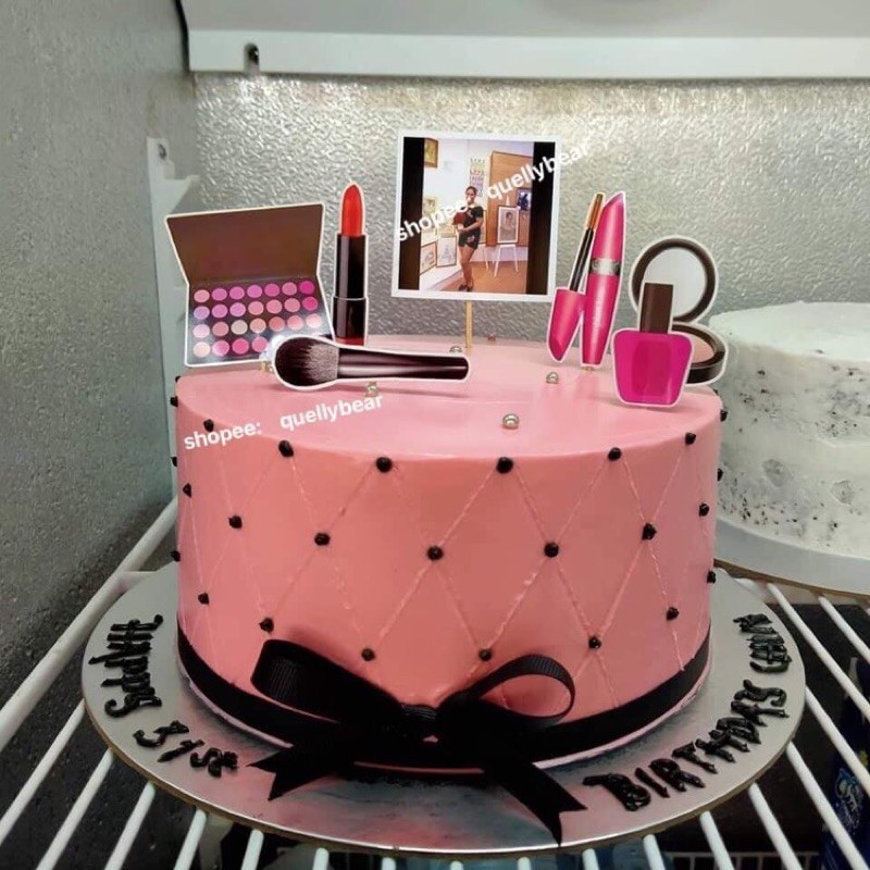 Make Up Cake And Cupcake Topper Shopee Philippines