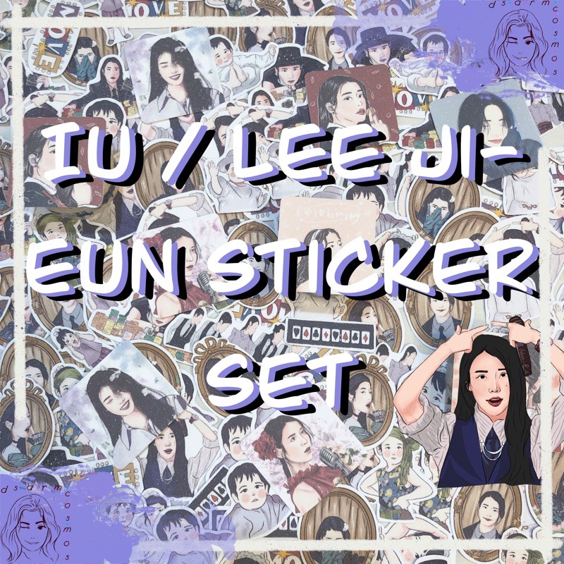 IU / Lee Ji-Eun / Dlwlrma Art Print Sticker Set | Shopee Philippines