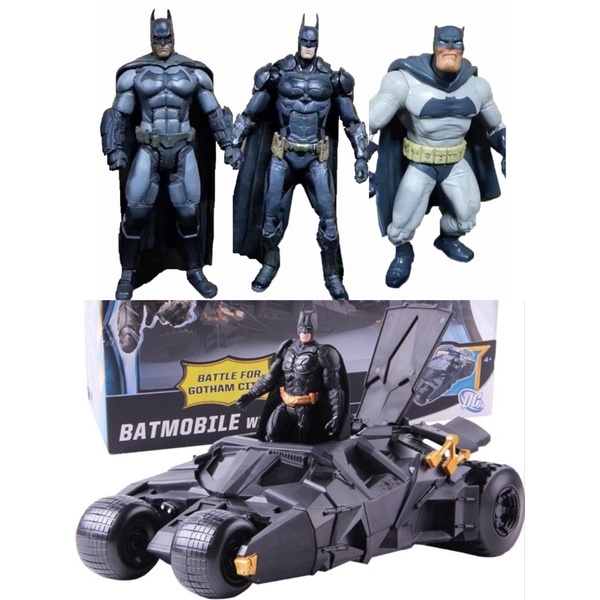 Batman And Joker 6inch Loose And Batmobile With Batman Action Figure |  Shopee Philippines