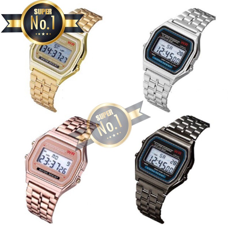 casio watches vintage rose gold