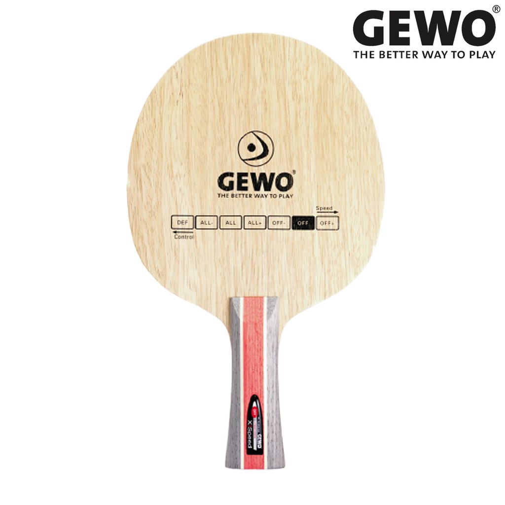 Gewo Hybrid Carbon X-Speed Table Tennis Blade FL Handle 