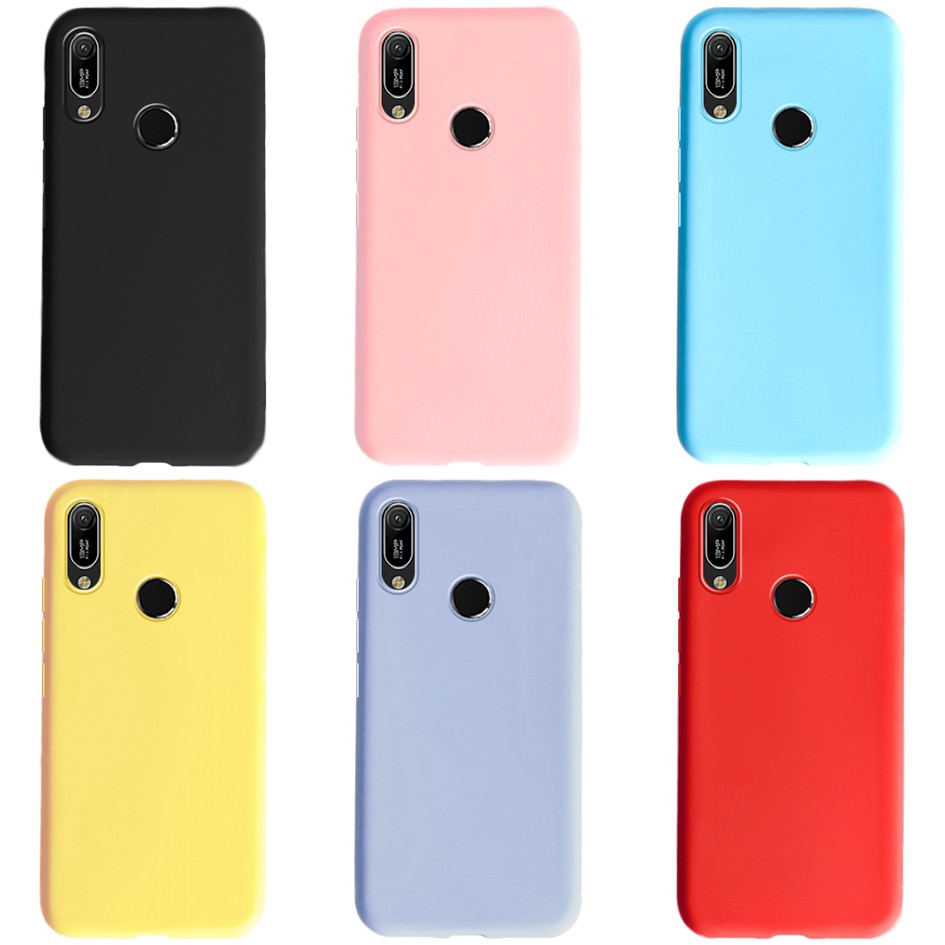 Case Huawei Y6 Y6s Y 6 y6Prime 2019 MRDLX1F Soft Candy Silicone Case