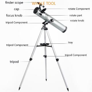 Telescope Astronomical Reflector Telescope 76700 | Shopee Philippines