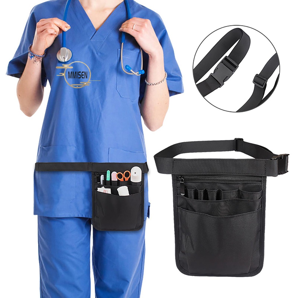 Medical Organizer Belt for Nurses Antitear Nylon Medical Gear Hip Bag