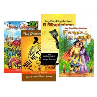 History Book Ibong Adarna Noli Me Tangere El Filibusterismo Florante At Laura Shopee Philippines