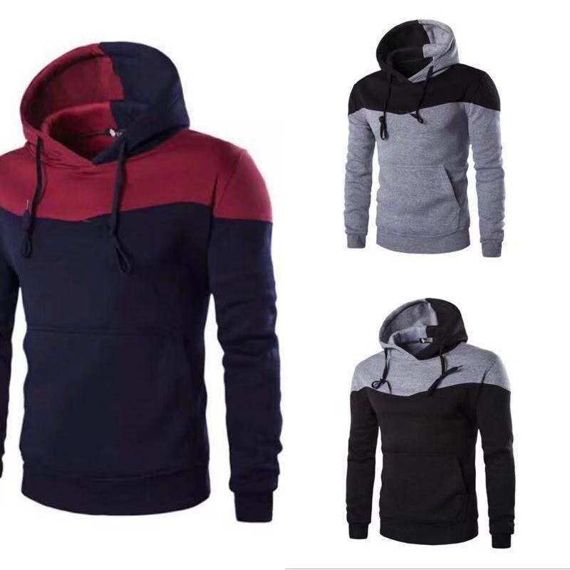 Fashion Hooded Jacket Plain for men | Shopee Philippines