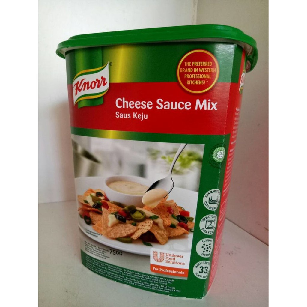 Knorr CHEESE SAUCE MIX 750 GR CHEESE CHEESE Powder S2YZA Shopee