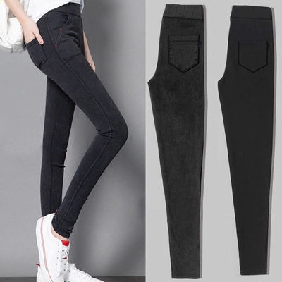 black velvet pants
