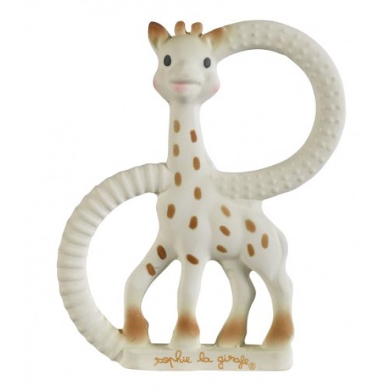 rubber giraffe teething toy