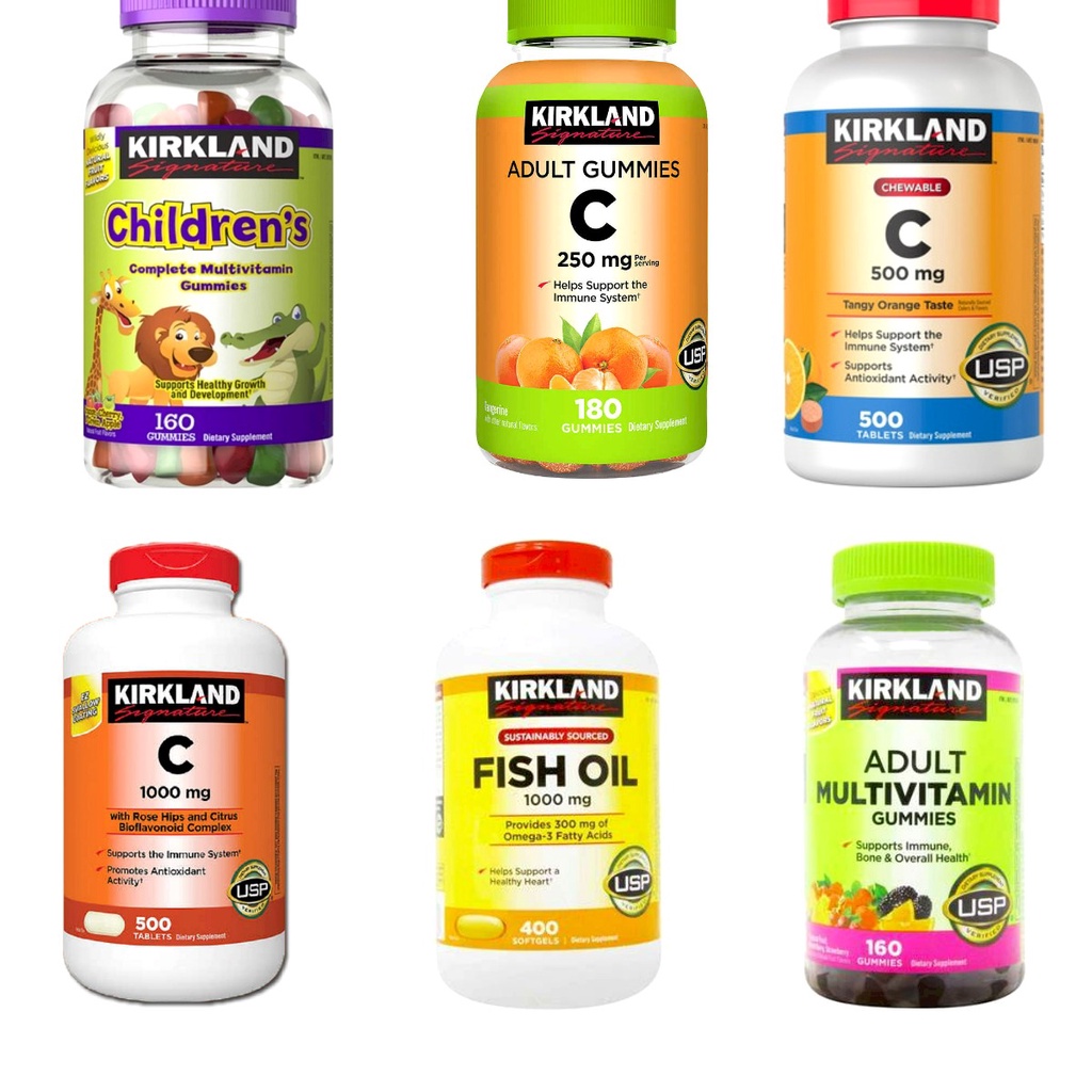 Kirkland Multivitamins / Vitamin C / Fish Oil (Adult/Children) Gummies