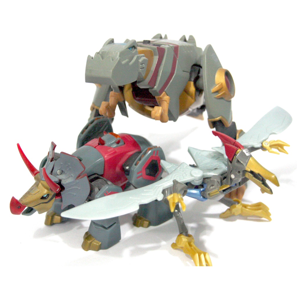 Transformers Animated Dinobots Grimlock Snarl Swoop Voyager Deluxe