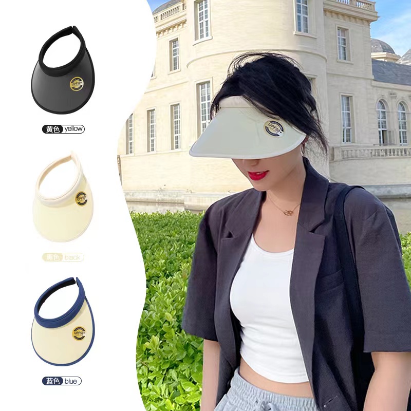 AntiUV Droplet Sun Shield Visor Hat / Solar Visor / AntiUV Sun Hat