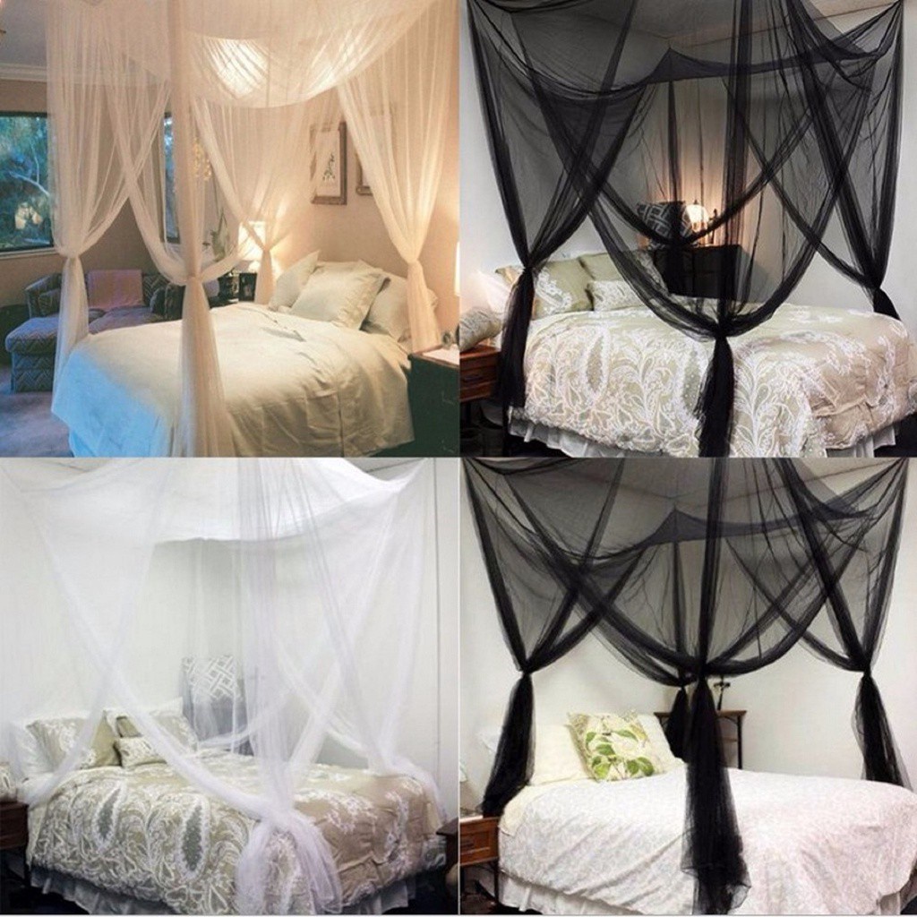 Large Mosquito Net Bedroom Curtain Suitable For All Cribs And King Size Beds Solid Color Home Boy Shopee Philippines