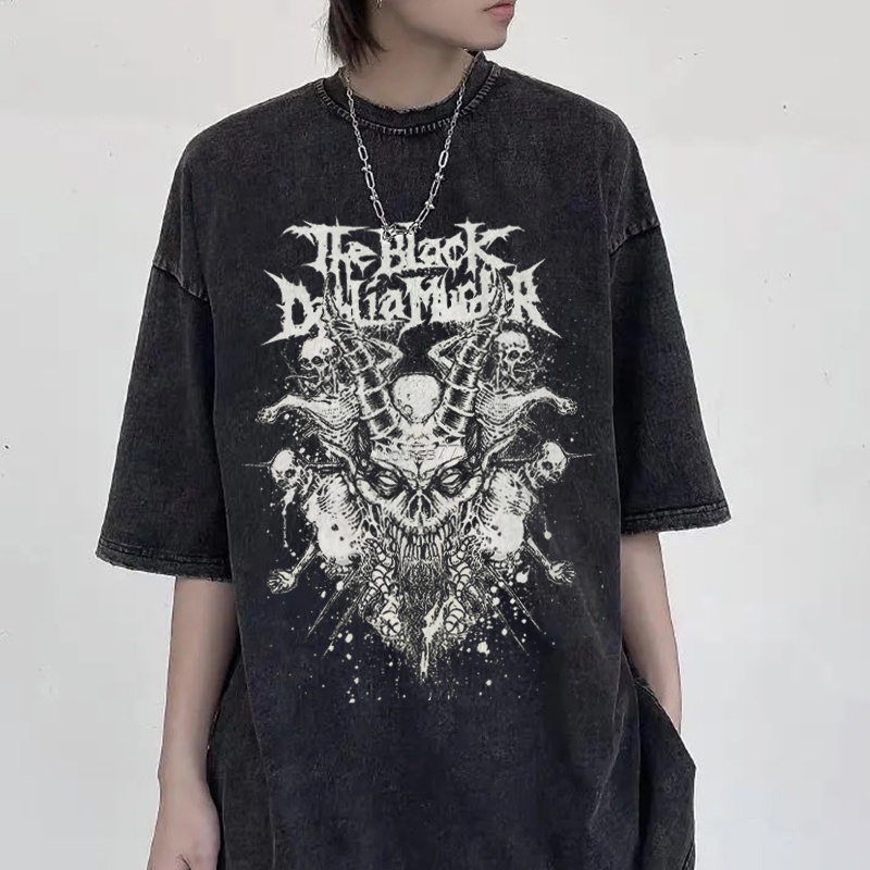 Gothic Hip hop rock Tshirt Top Oversized Punk Harajuku Alternative