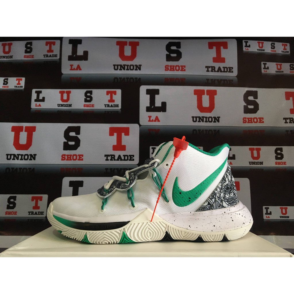 kyrie 5 white green