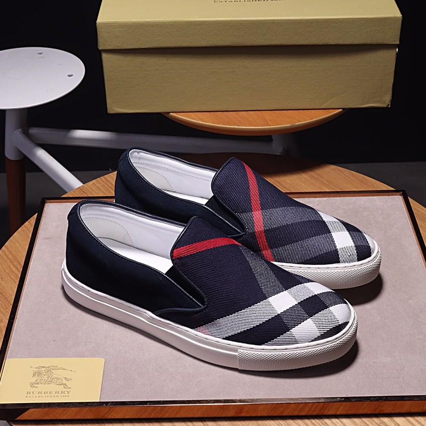 burberry slip on shoes