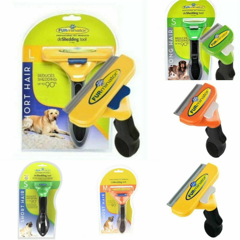 Furminator DeShedding Tool Grooming Cats Dogs Brush Rake Comb Long Short  Hair | Shopee Philippines