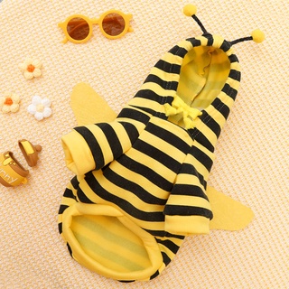 MOLAMGO Little Bee Dress Up Halloween Costume Dog Clothes Cat Clothes Styling Dress Up Pet 6KZ6