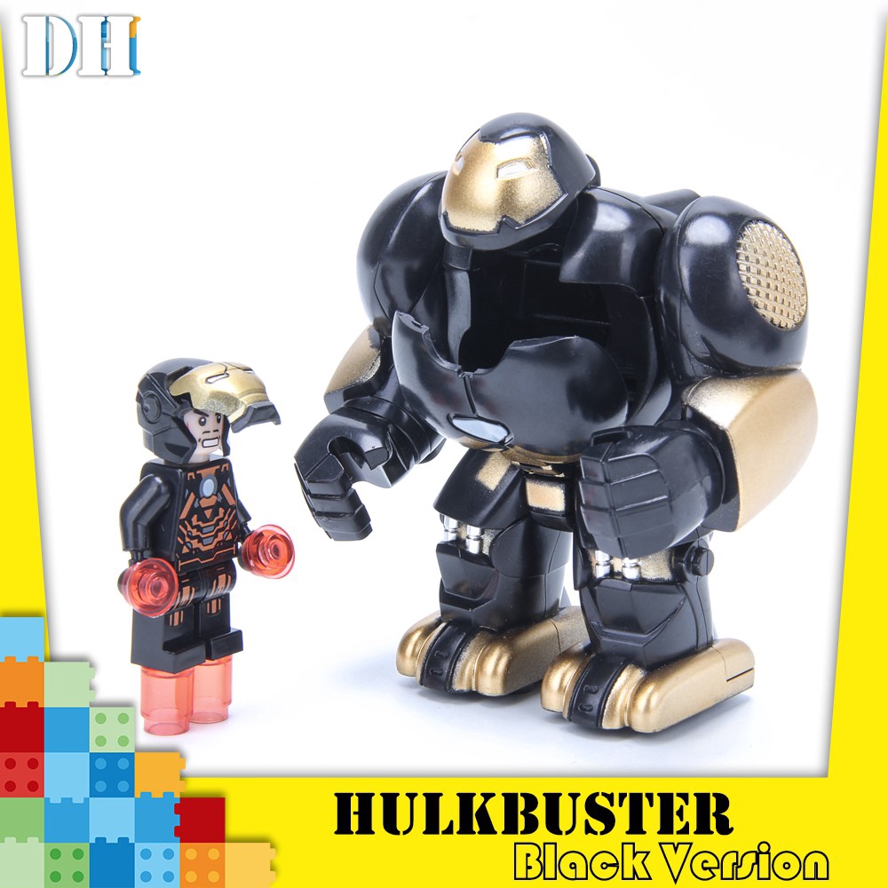 lego iron man black