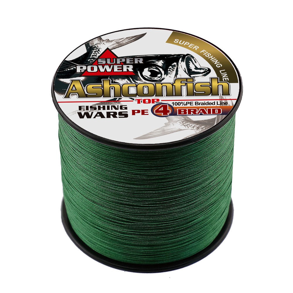 Ashconfish 4 Strands 300M Braided Fishing Line X4 Dyneema PE Line Pamansing  Linya Green | Shopee Philippines