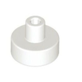 Lego parts white tile round 1x1 with bar and pin holder 1 each ...