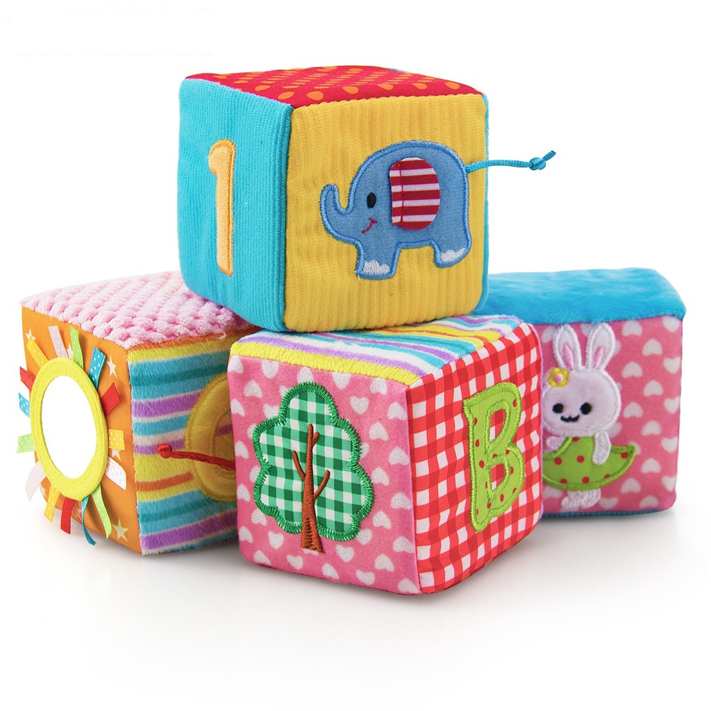 early years squeak and stack blocks