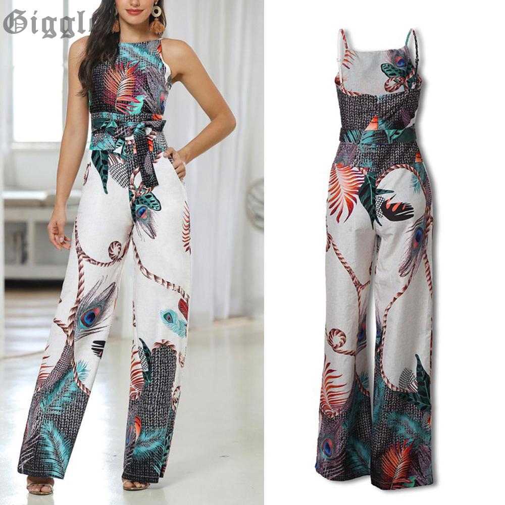 ladies halter neck jumpsuit