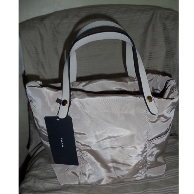 Nylon Mini Tote Bag Zara atelieryuwa.ciao.jp