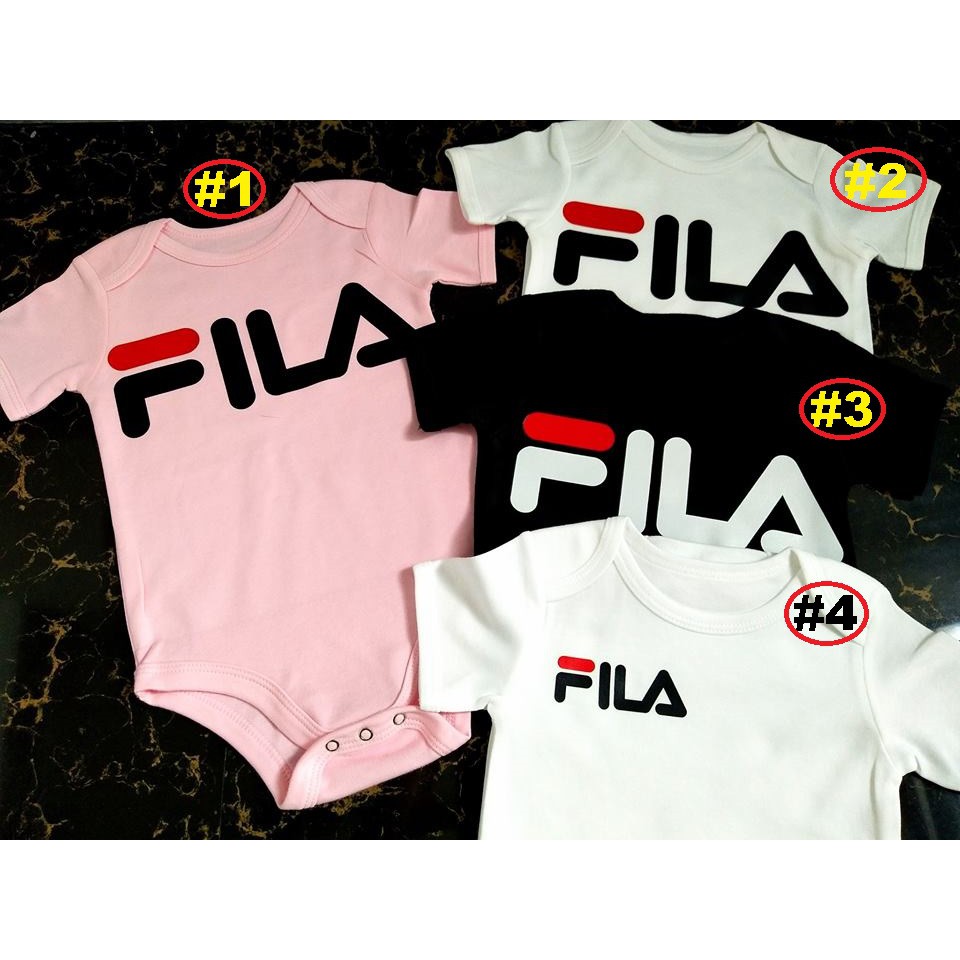 baby fila onesie