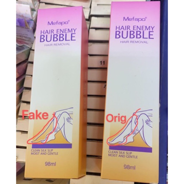 ORIGINAL Mefapo Hair Enemy Bubble Hair Removal Spray 98ml Shopee