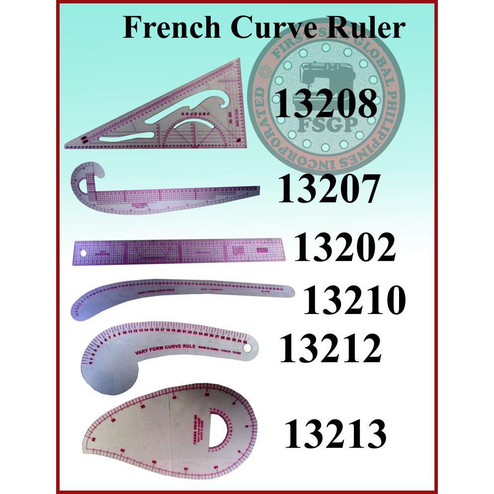 French curve Ruler for layouting desining in fabrics Shopee Philippines