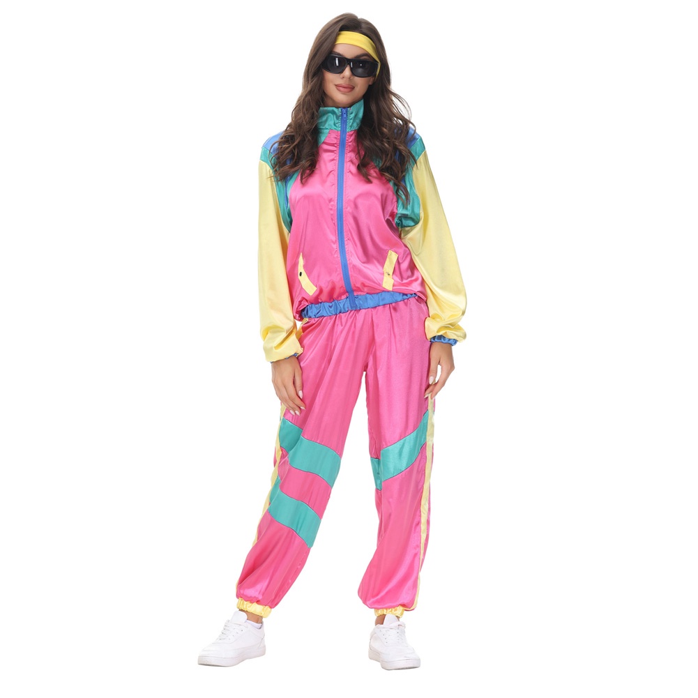 80s 90s Retro Disco Costumes Halloween Women Men Fashion Hippie ...