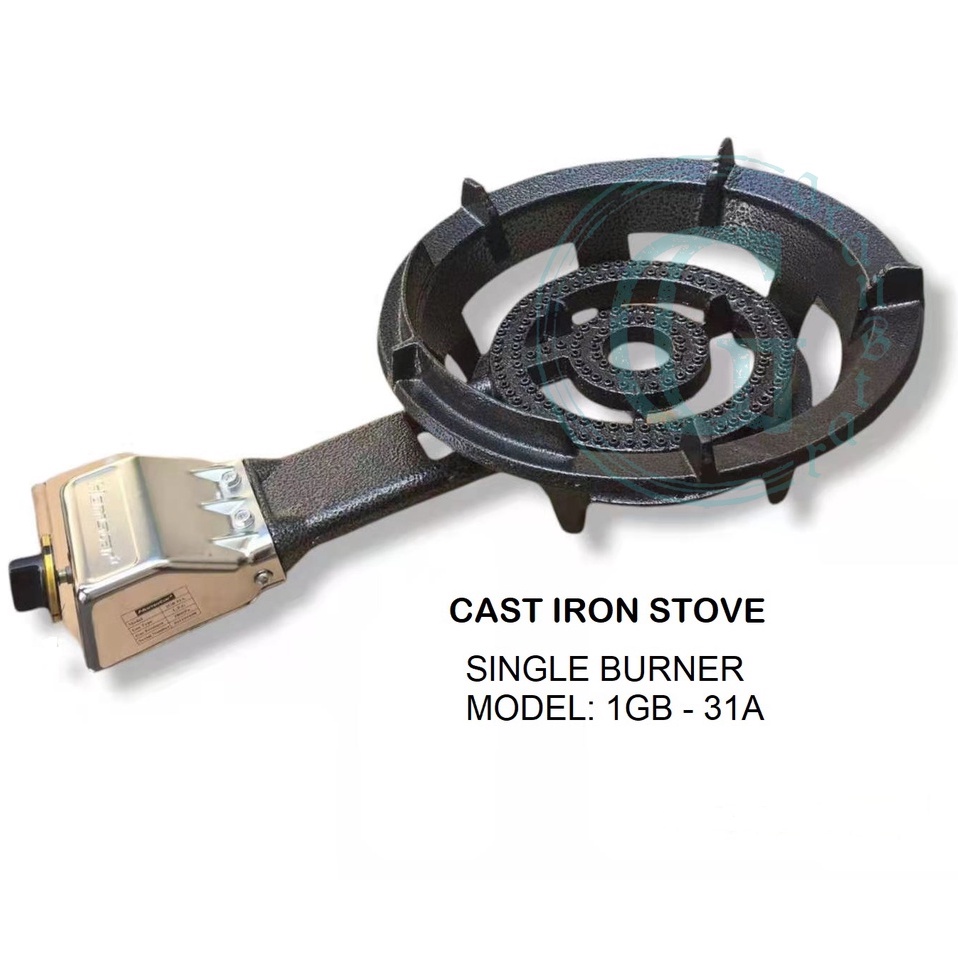 (Homstar) HEAVY DUTY Cast iron gas stove Burner High Pressure