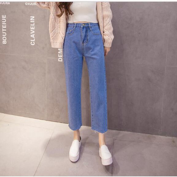 korean loose jeans