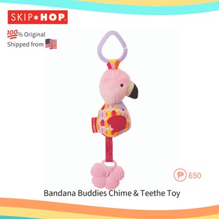 bandana buddies chime & teethe toy