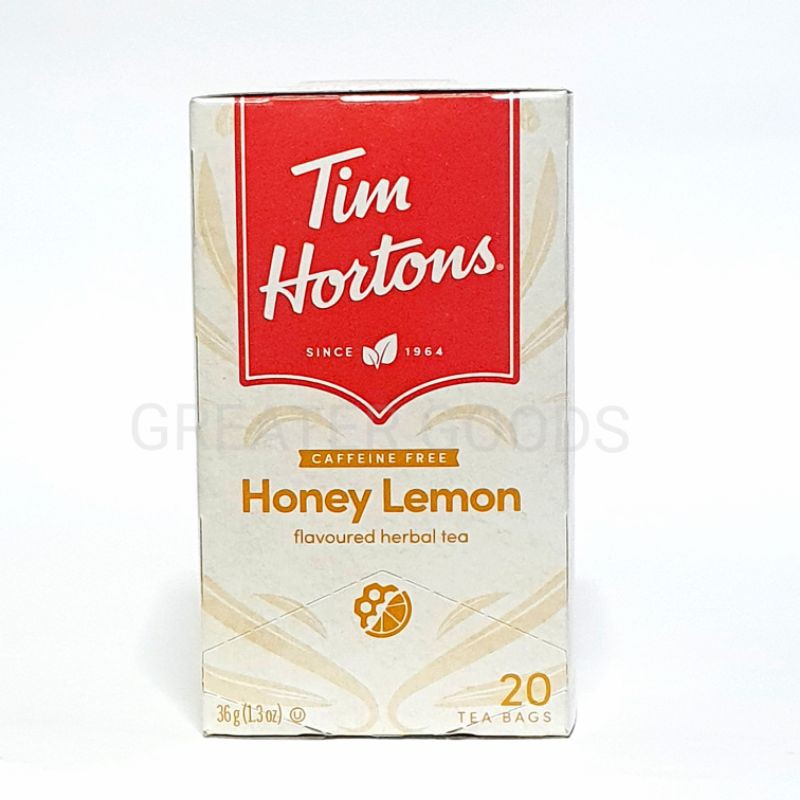 Tim Hortons Honey Lemon Tea Caffeine Free 20 Tea Bags  