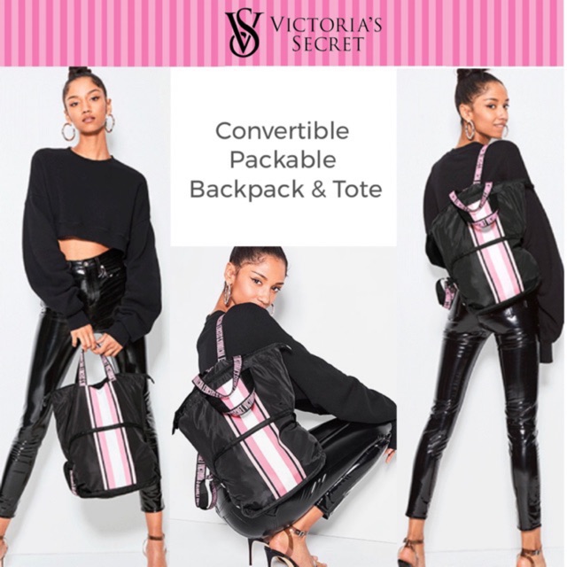 victoria secret packable tote