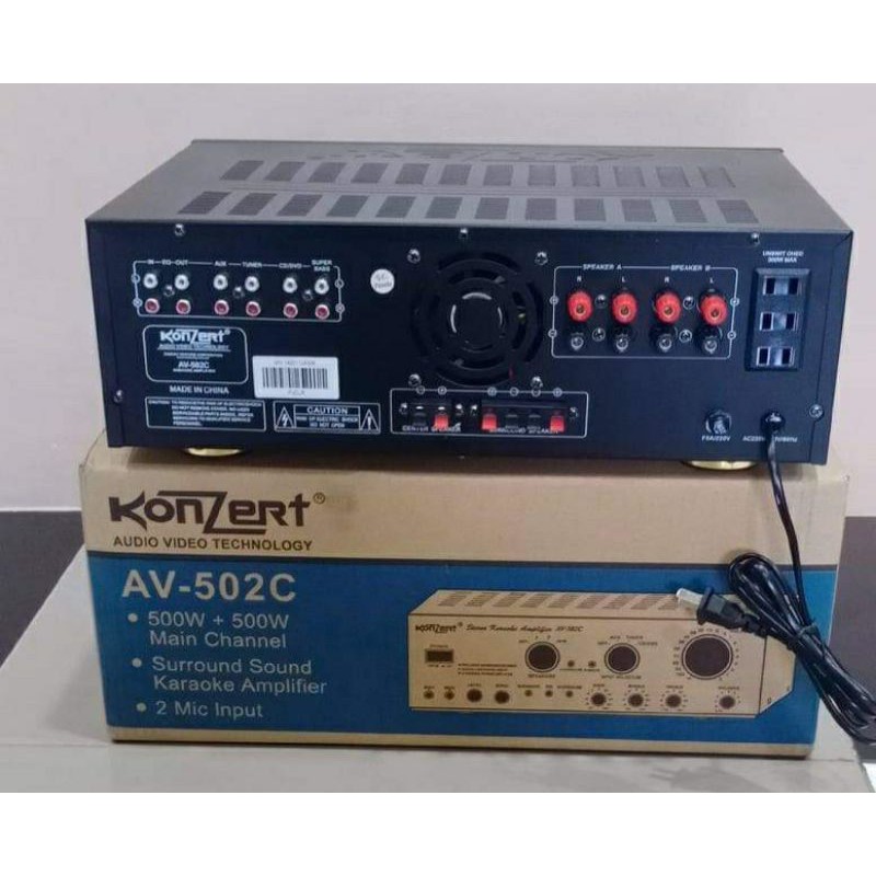 Konzert Av - 502C Karaoke Amplifier | Shopee Philippines