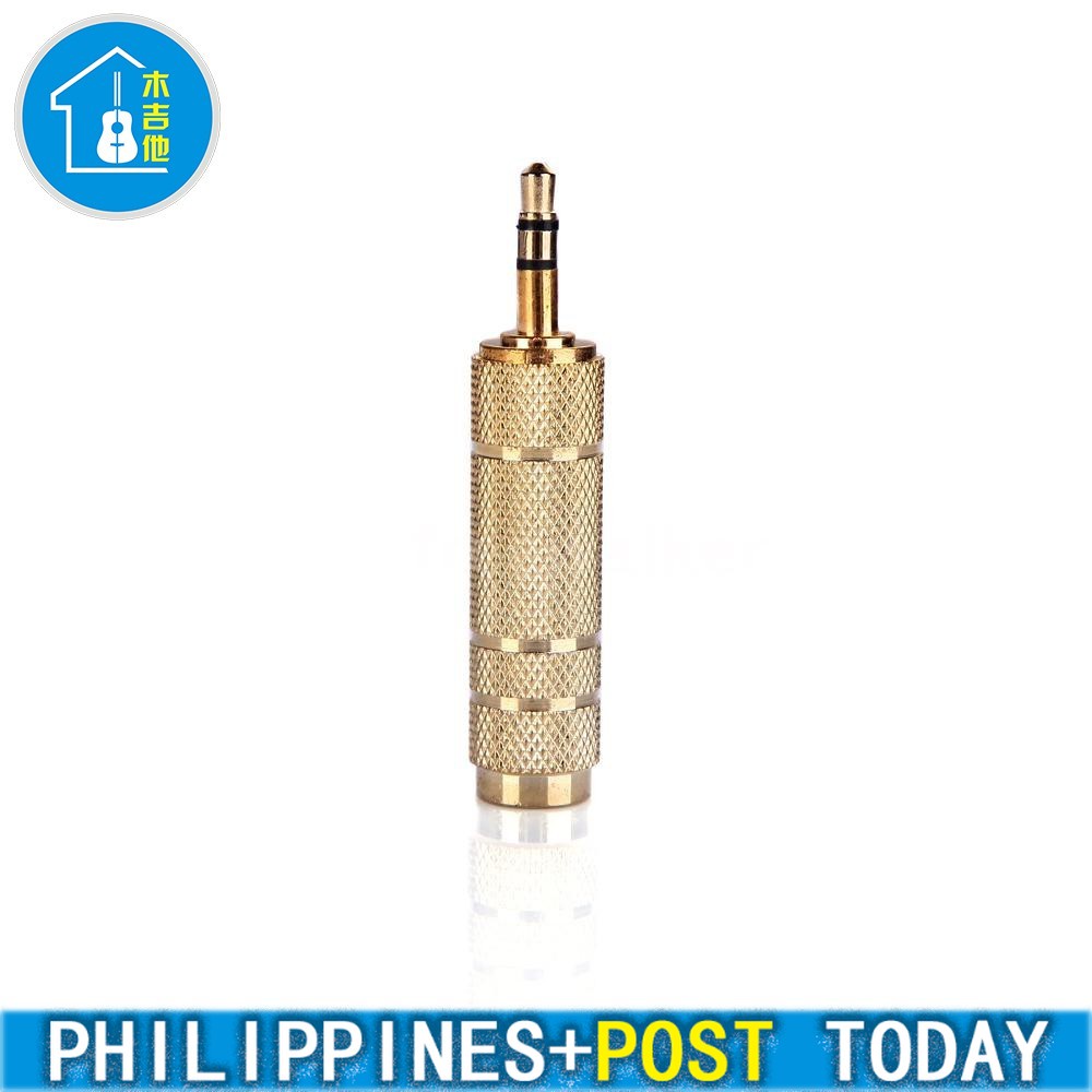 Audio Jack Adapter Convertor Stereo Plug Socket for Guitars Microphone