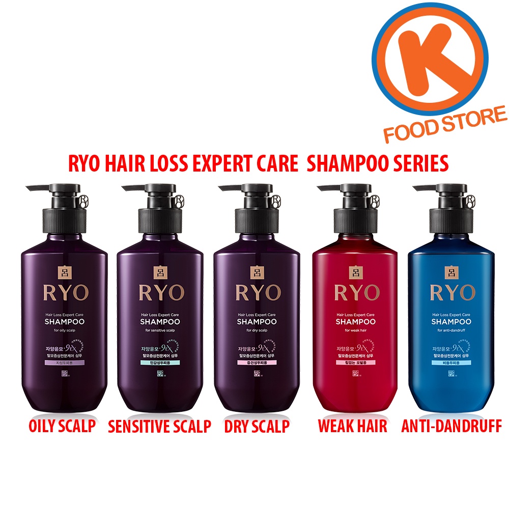 RYO Hair Loss Care Shampoo 400ml Series Korean Shampoo Korean Product