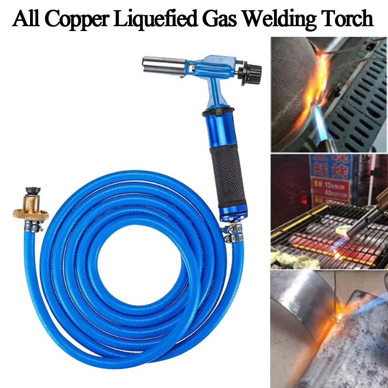 LPG Gas Welding Gun Torch brazing solder propane Aluminum brass alloy welding Gun for radiator