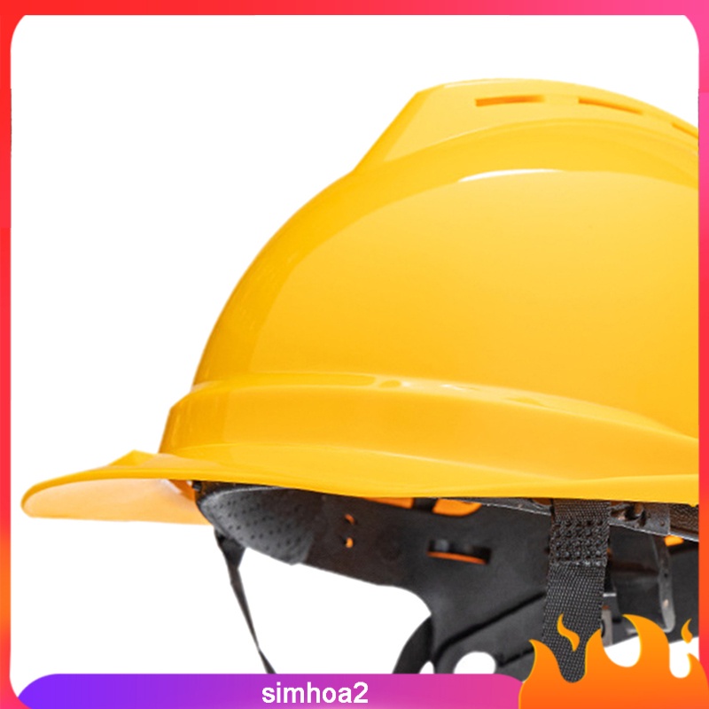 [SIMHOA2] Safety Helmet Hat Construction Builder Adjustable Hard Hat Lightweight gtMQ Shopee
