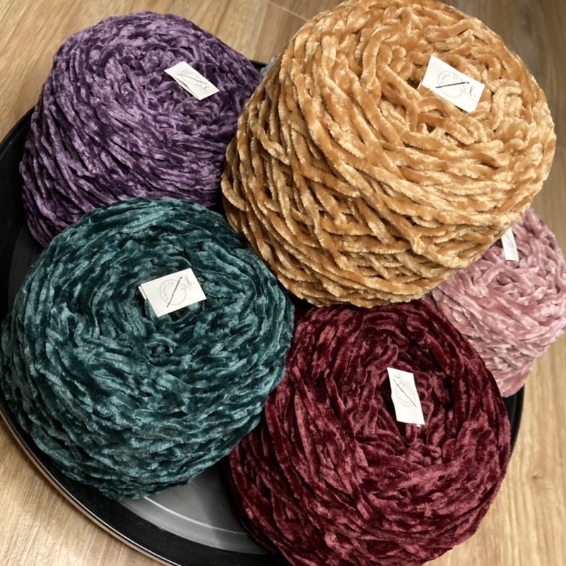 Velvet Chenille Crochet/Knitting Yarn Shopee Philippines