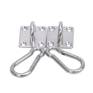 2 Sets Of Suspended Ceiling Wall Mount U-Shaped Hooks Stainless Steel ...