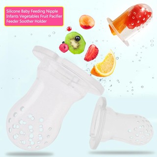 ED shop Baby Pacifier Fresh Food Fruit Nibble Feeder Nipple with color option sold by each feeding #7