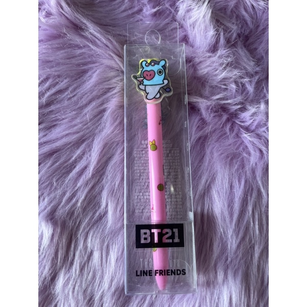 MERCH CODE ORIGINAL BT21 LINE FRIENDS MANG ACRYLIC PEN Shopee